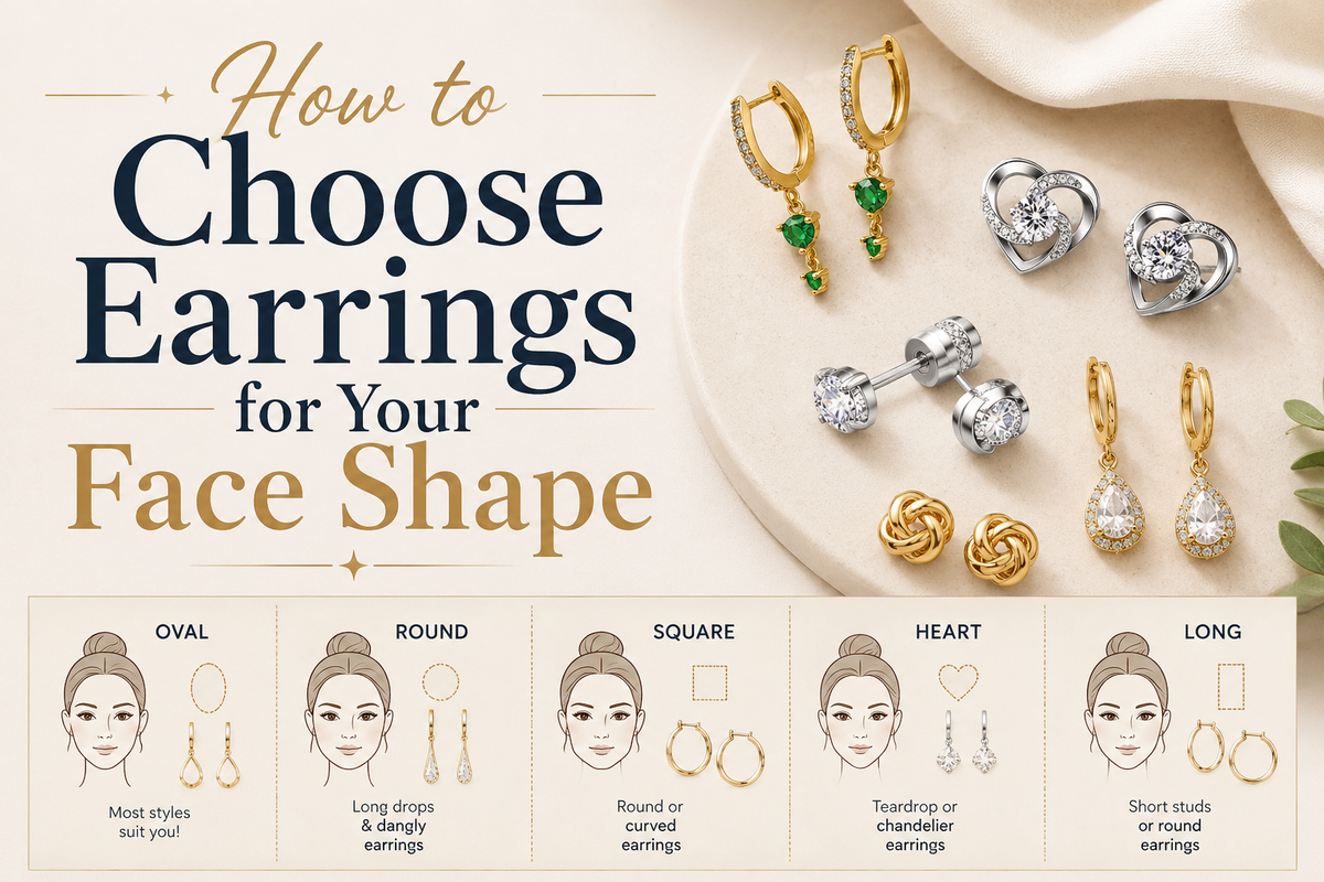 How to Choose Earrings for Your Face Shape