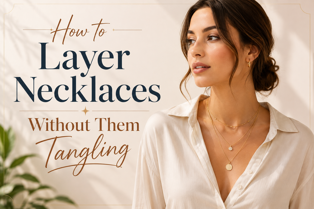 How to Layer Necklaces Without Them Tangling