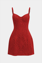 Adelia - Bustier Zipper Sleeveless Mini Dress Women