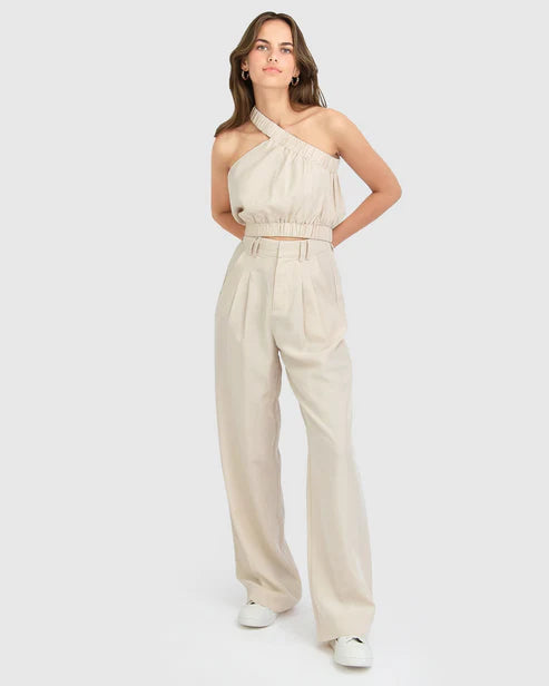 Isla - Wide Leg Womens Relaxed Everyday Pants