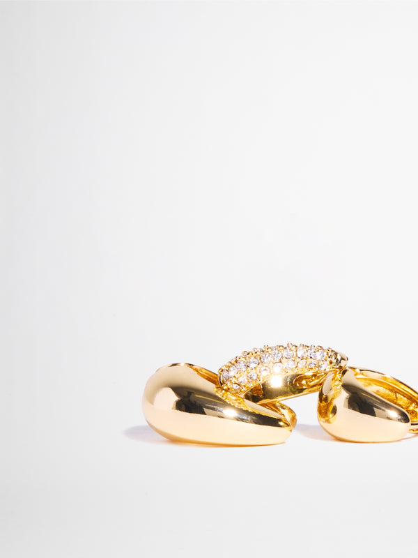Cindy - Triple Layer Statement Earring Set
