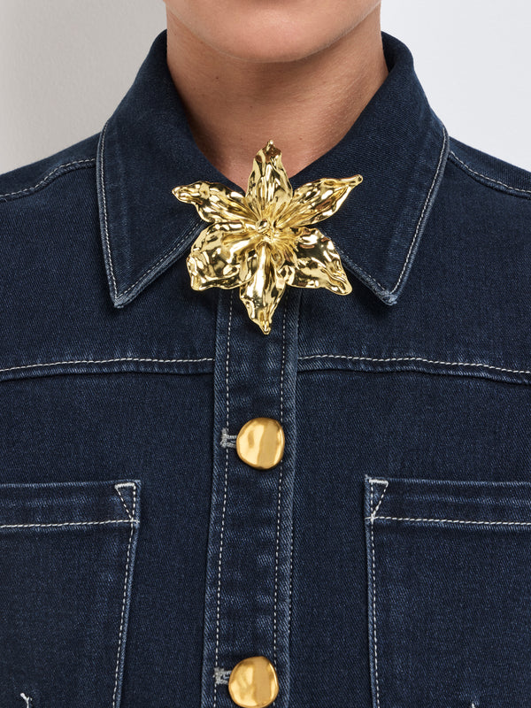 Delilah - Women's Bloom Floral Statement Brooch