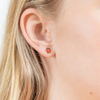 Alexa - Gold Lucky Ladybird Stud Earrings for Women