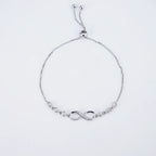 Amabel - Infinity Love Sterling Silver Bracelet Women