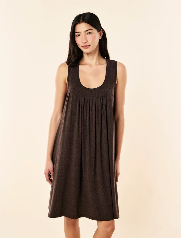 Ella - Soft Pleated Front Women’s Night Dress