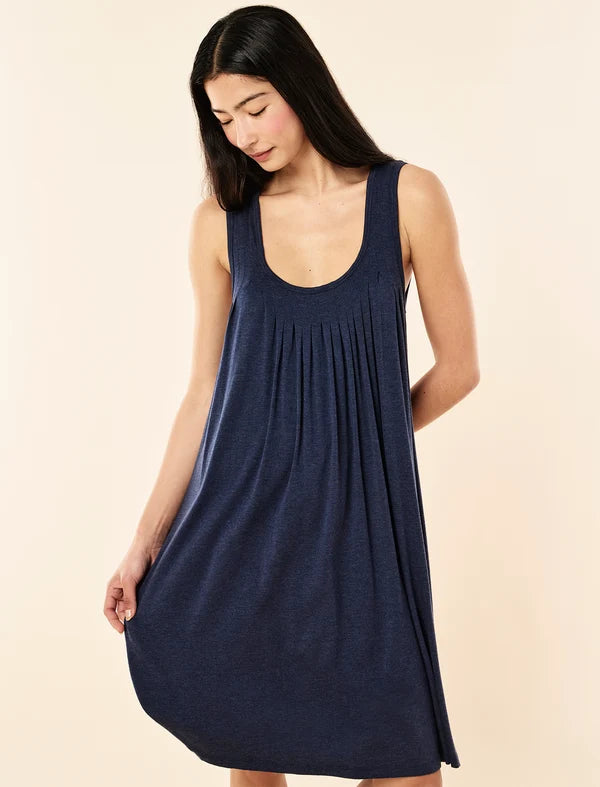 Ella - Soft Pleated Front Women’s Night Dress