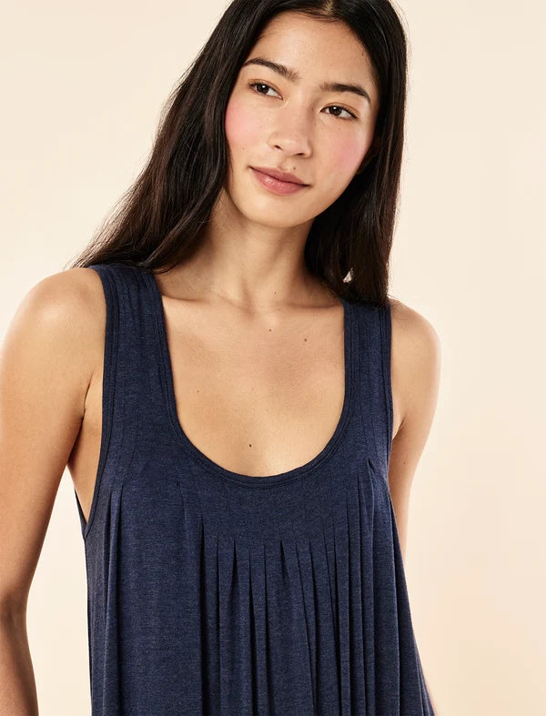 Ella - Soft Pleated Front Women’s Night Dress