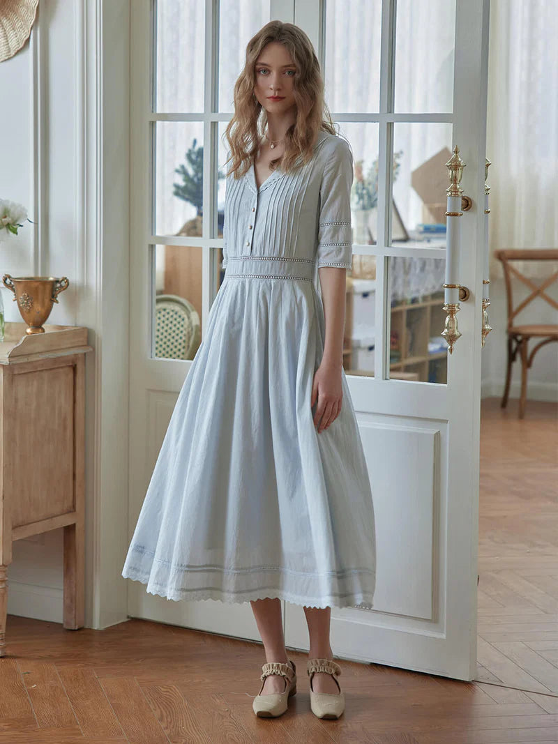 Renee - Emerald Green Midi Dress Elegant Womens Style