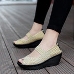 Chloe - Womens Wedge Comfort Soft Sole Sandals