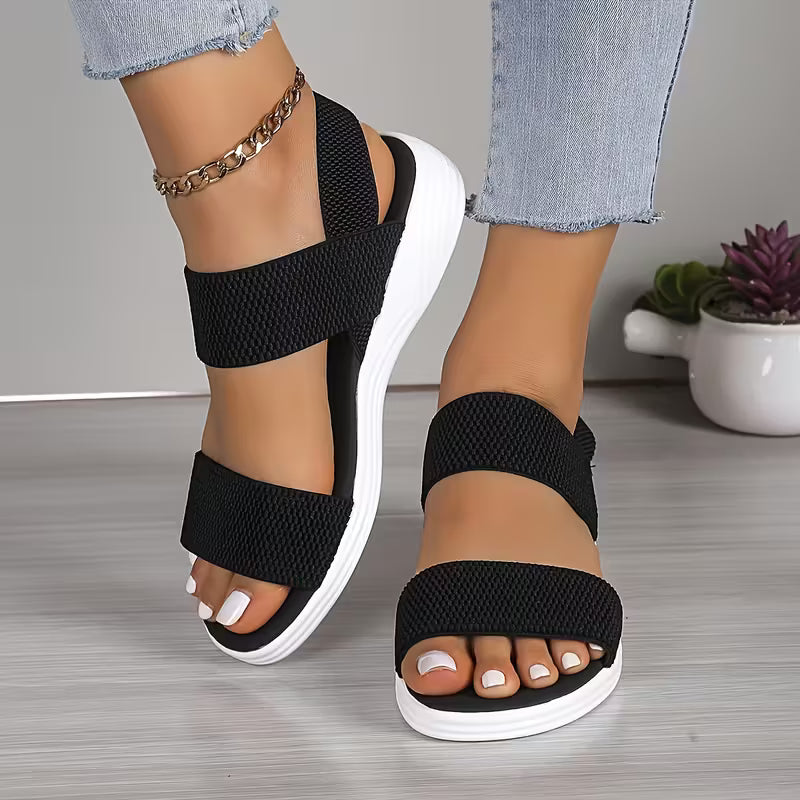 Mikayla - Womens Summer Elastic Strap Comfortable Sandals