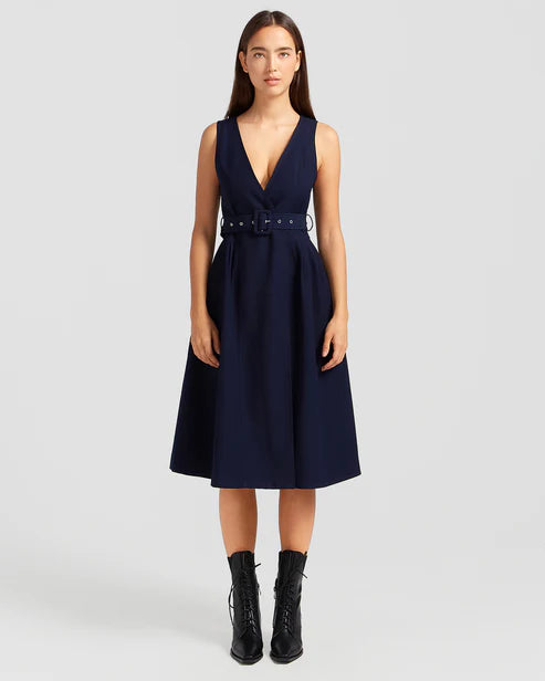 Olivia - Independence Midi Dress Elegant Womens Style