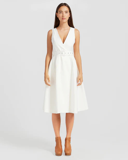 Olivia - Independence Midi Dress Elegant Womens Style