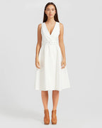 Olivia - Independence Midi Dress Elegant Womens Style