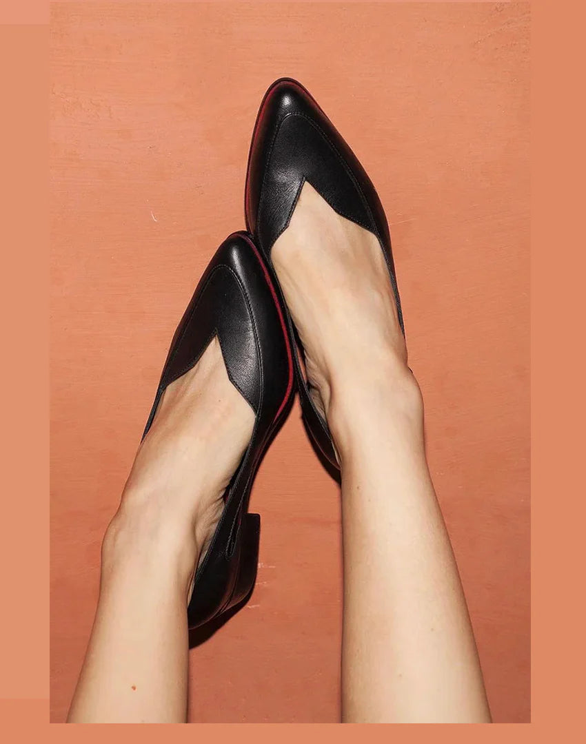 Madison - Womens Closed Toe Slip On Flats