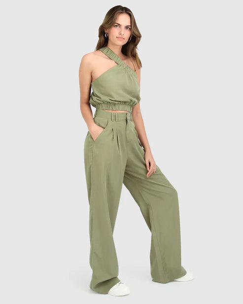 Isla - Wide Leg Womens Relaxed Everyday Pants