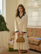 Angelina - Vintage Double Breasted Collar Dress