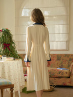 Angelina - Vintage Double Breasted Collar Dress