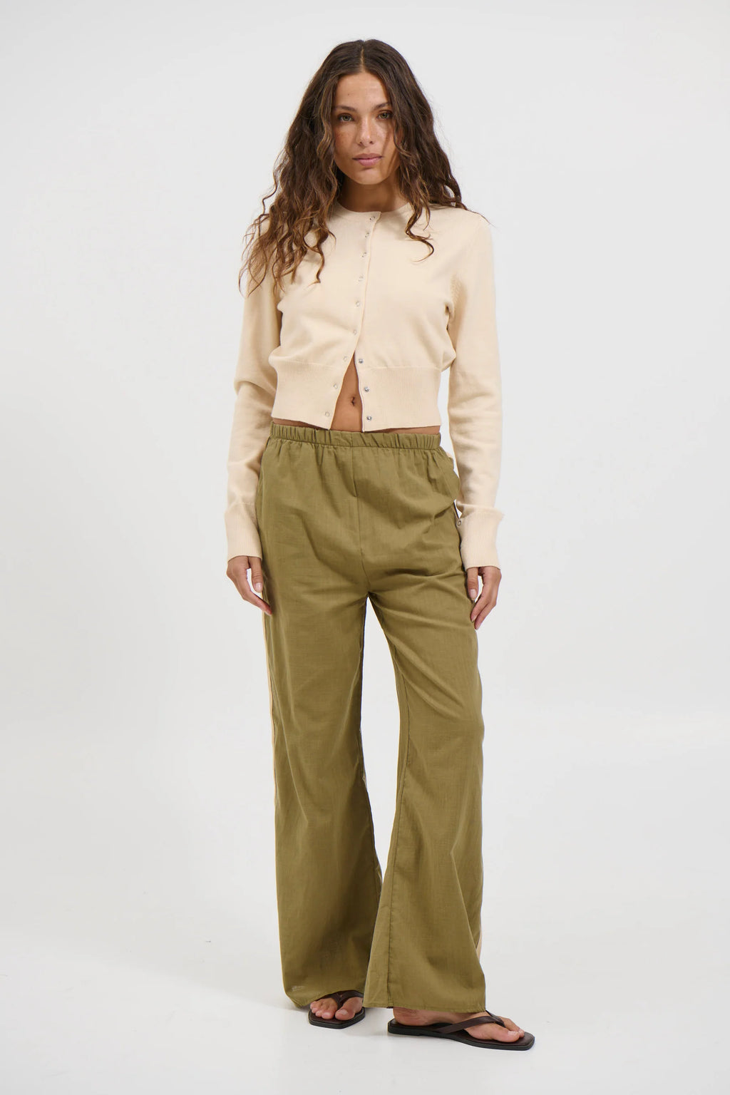 Adina - Maddie Wine Red Pants for Women