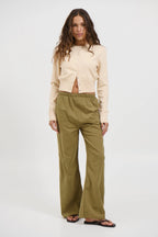Adina - Maddie Wine Red Pants for Women