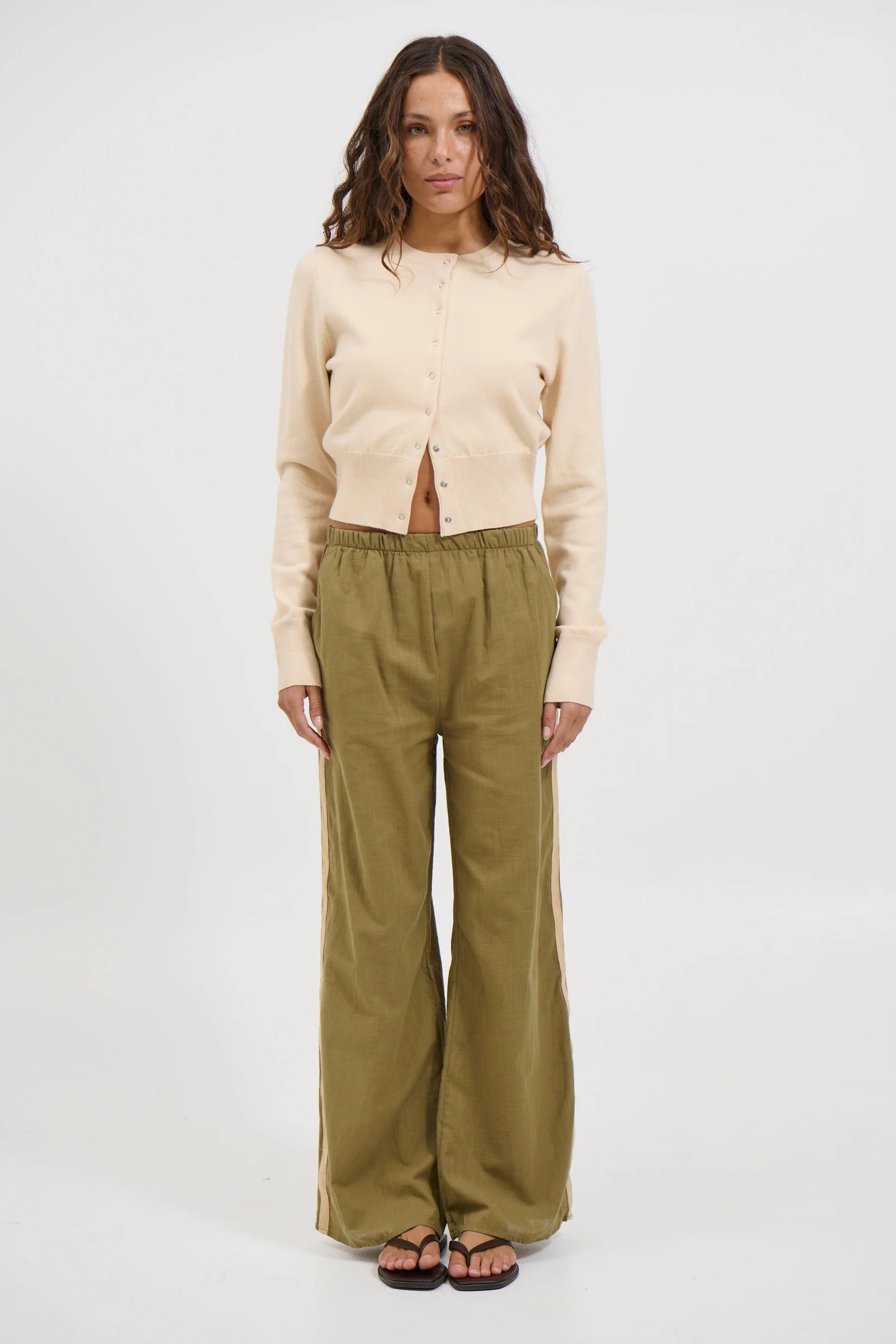 Adina - Maddie Wine Red Pants for Women