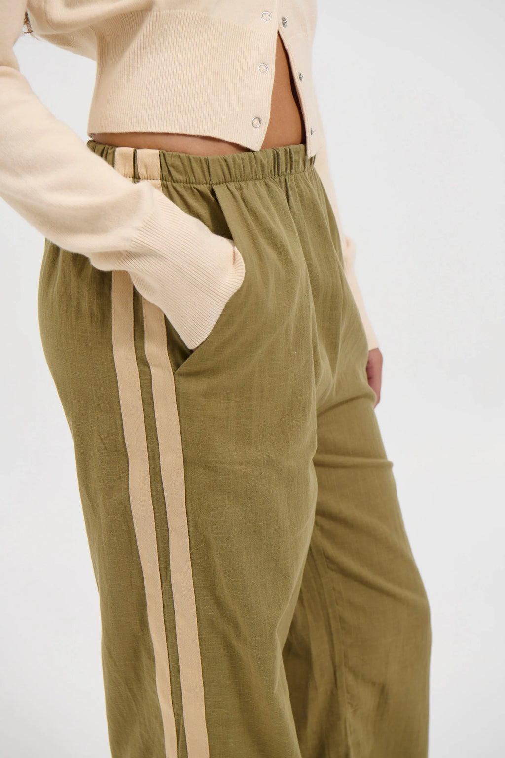 Adina - Maddie Wine Red Pants for Women