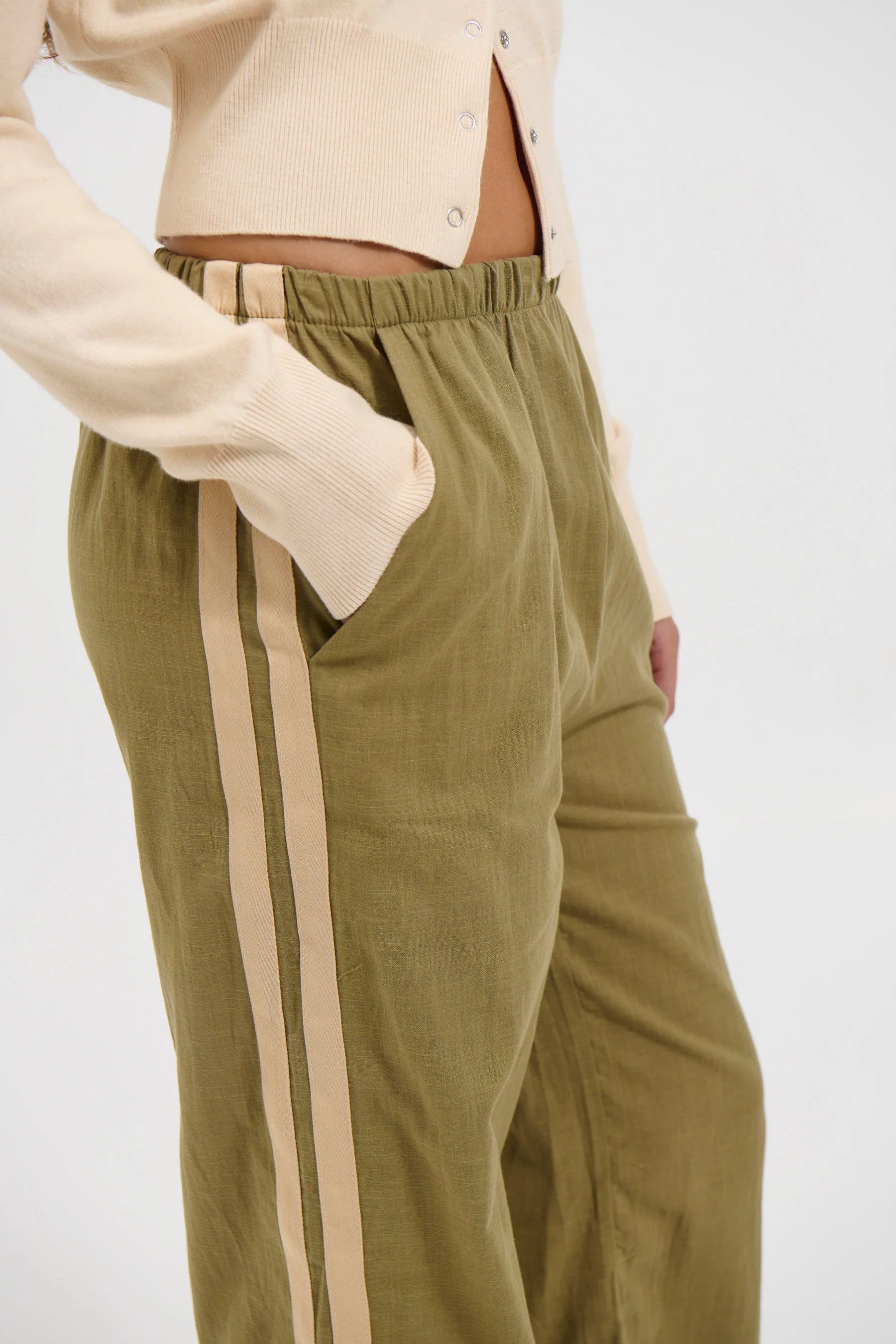 Adina - Maddie Wine Red Pants for Women