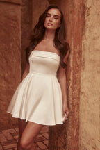 Casey - White Chic Mini Dress