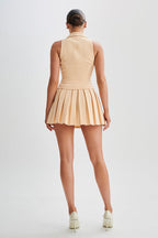 Claire - Peach Tailored Suit Vest