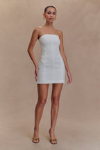 Charlotte - White Elegant Mini Dress