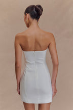 Charlotte - White Elegant Mini Dress