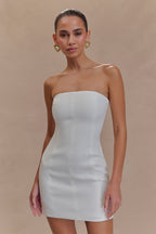 Charlotte - White Elegant Mini Dress