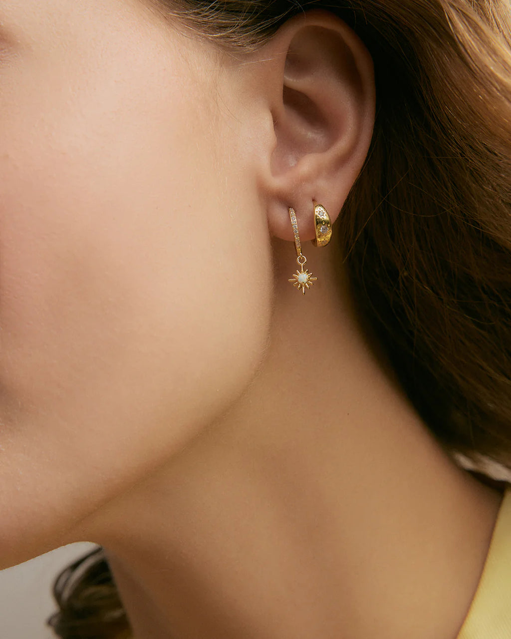 Ana - Sorsha Elegant Sleeper Earrings for Women