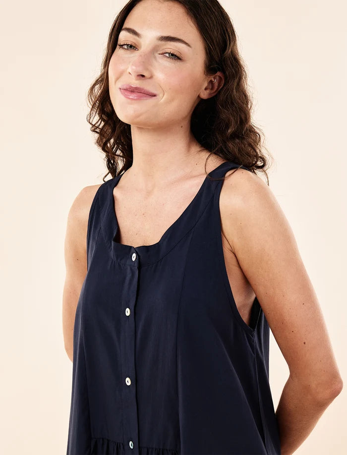 Chloe - Madison Panel Front Maxi Night Dress