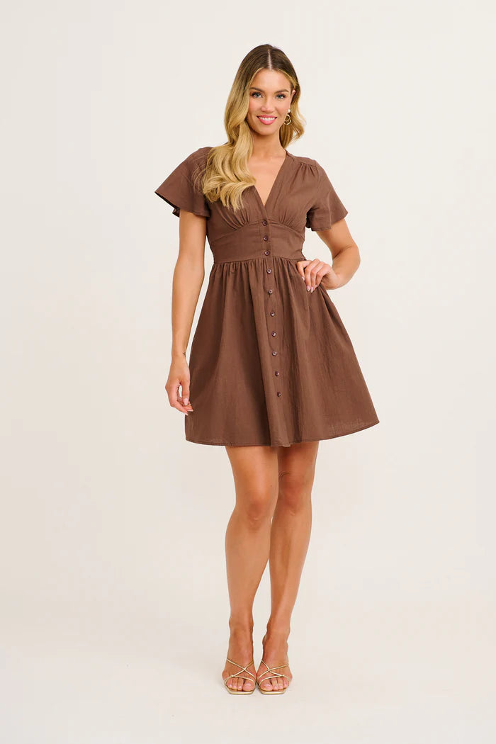 Armidale - Kylana Chocolate Everyday Midi Dress Women