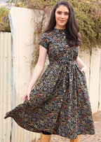 Alina - Vivien Twilight Elegant Midi Dress