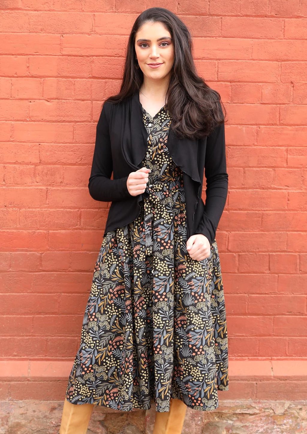 Alina - Vivien Twilight Elegant Midi Dress