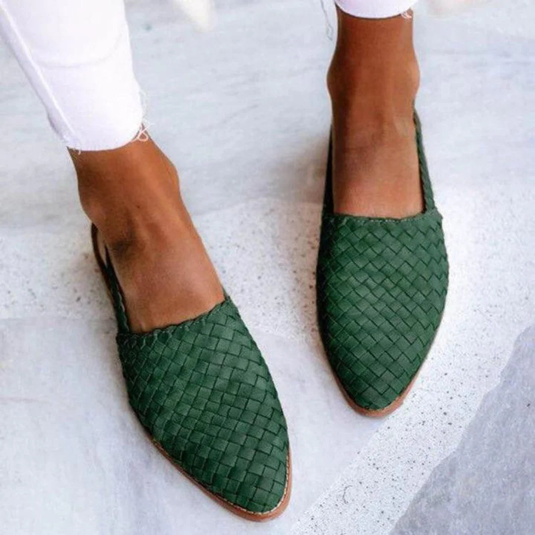 Sienna - Womens Slingback Closed Toe Comfort Loafers