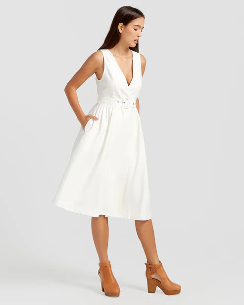 Olivia - Independence Midi Dress Elegant Womens Style