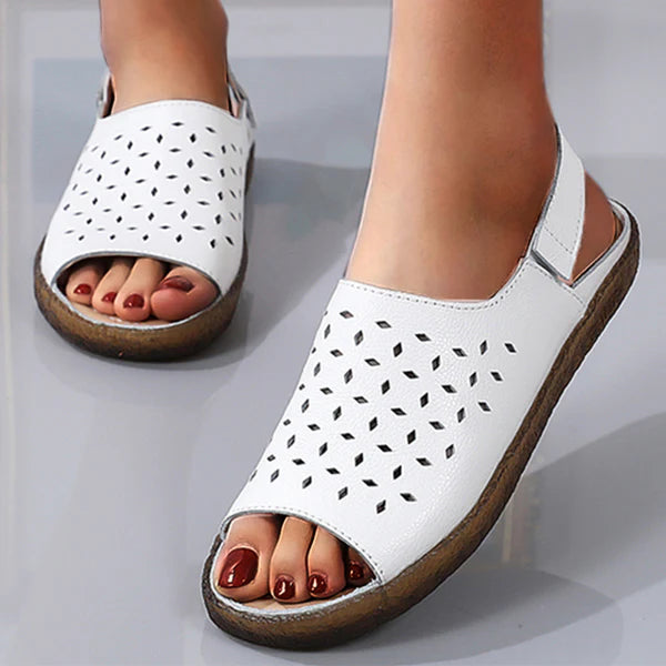 Grace - Womens Low Top Flat Heel Breathable Sandals