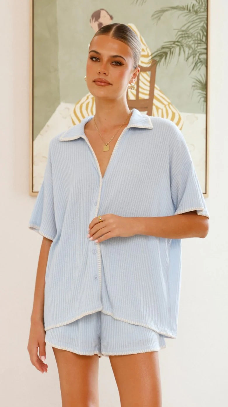 Ainsley - Eden Top and Shorts Matching Set