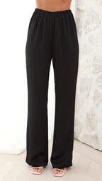 Anya - Imogen Button Front Wide Leg Pants