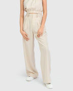 Isla - Wide Leg Womens Relaxed Everyday Pants