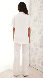 Anya - Imogen Button Front Wide Leg Pants