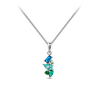 Alma - Cubic Zirconia Scattered Pendant Sterling Silver