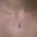Alma - Cubic Zirconia Scattered Pendant Sterling Silver