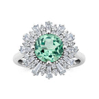 Alice - Cubic Zirconia Ballerina Ring Sterling Silver