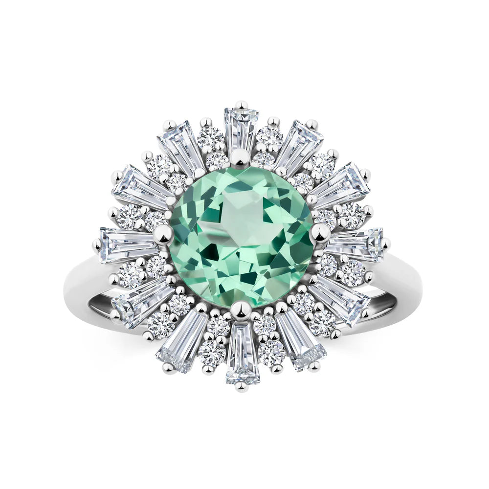 Alice - Cubic Zirconia Ballerina Ring Sterling Silver