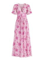 Emma - Ocean Flora Elegant Women’s Maxi Dress