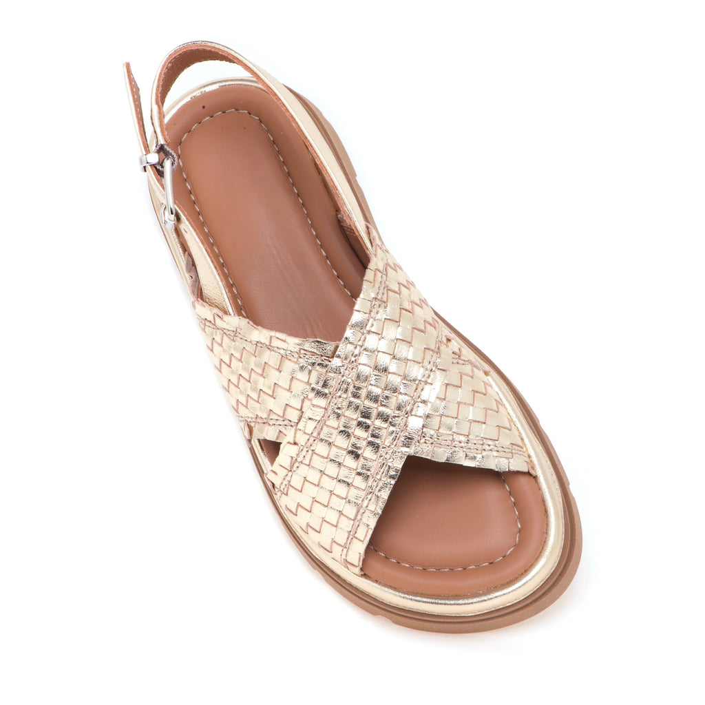 Aria - Woven Double Strap Padova Sandal for Women