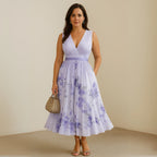 Matilda - Pleated Sleeveless Maxi Dress for Women